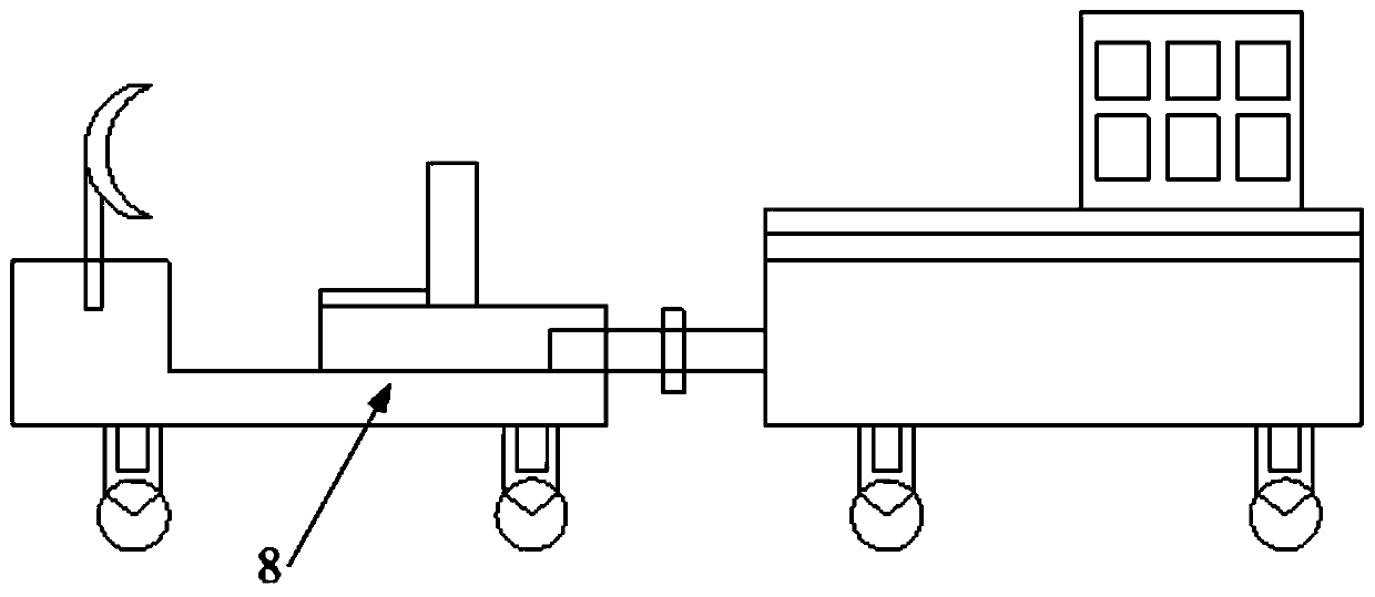 Auxiliary device for overhauling electric equipment