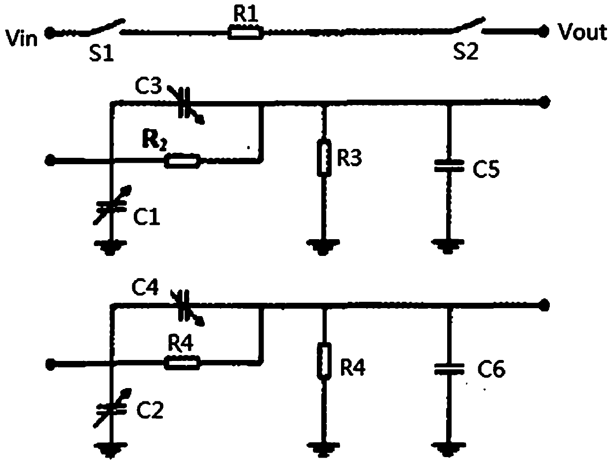 High-speed digital storage oscilloscope front-end circuit