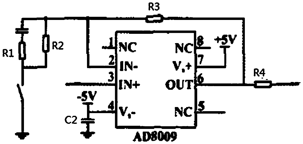 High-speed digital storage oscilloscope front-end circuit