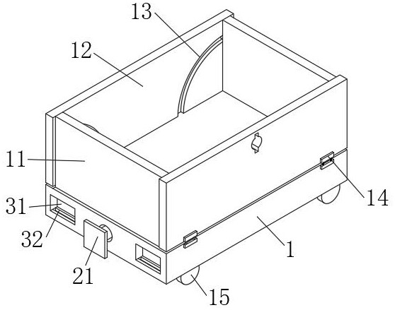 Connection type movable box for logistics