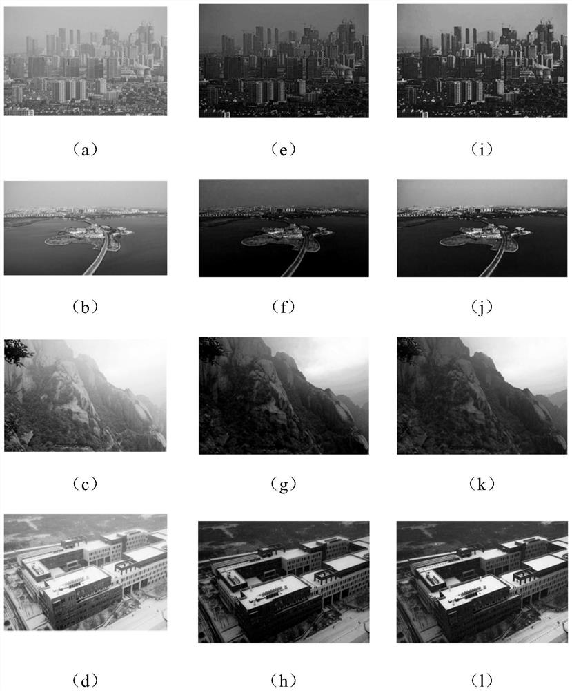 Adaptive processing method for foggy sky and white areas in UAV aerial images