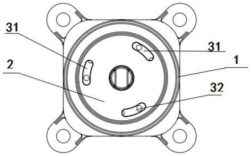 Locking structure applied to weighing sensor and weighing sensor