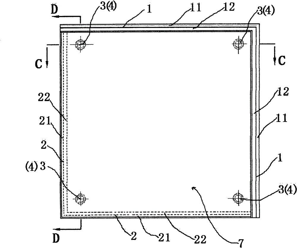 A veneer connection structure