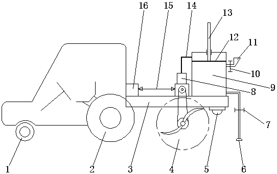 Rotary tillage machine with automatic imaging feedback insecticidal function