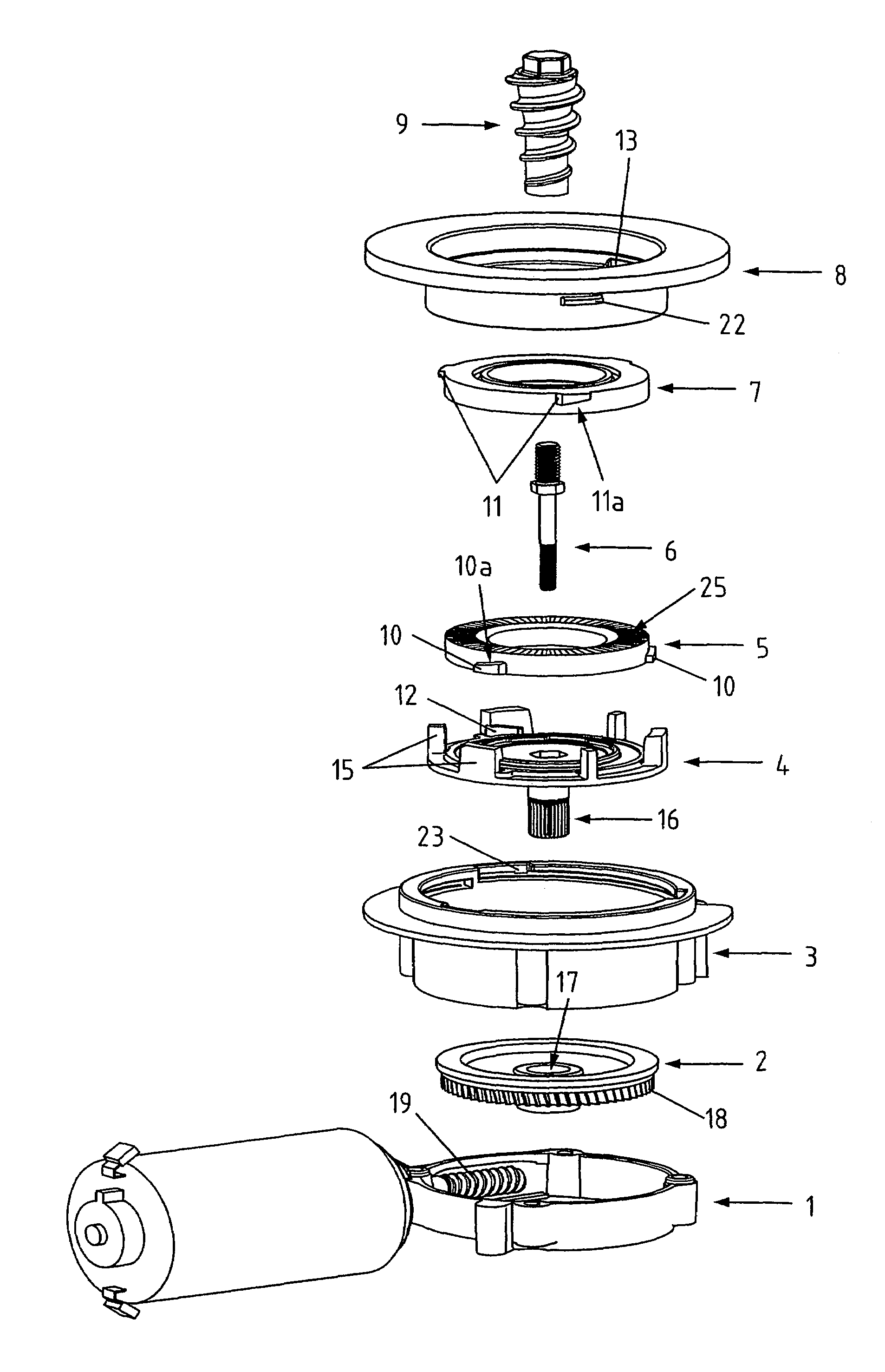 Coffee grinder assembly for a coffee machine