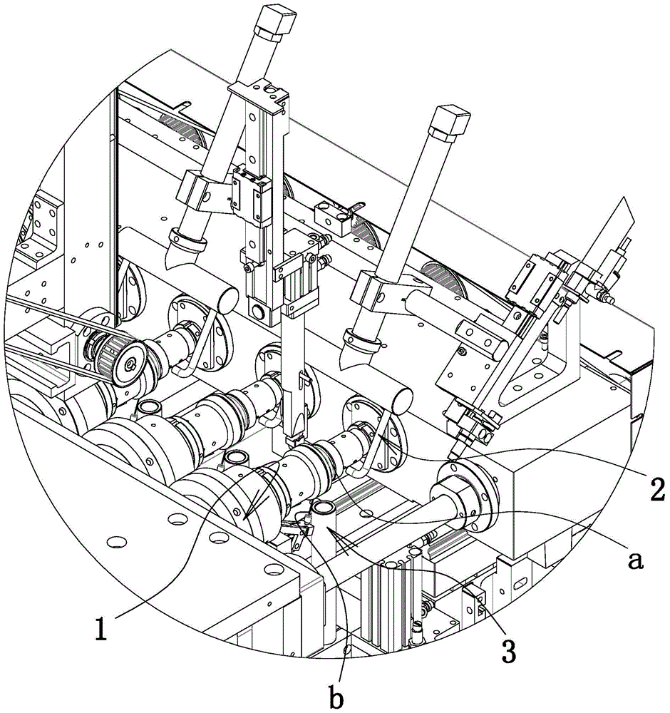 Heating system and heating method of double-head hollow coil winding equipment