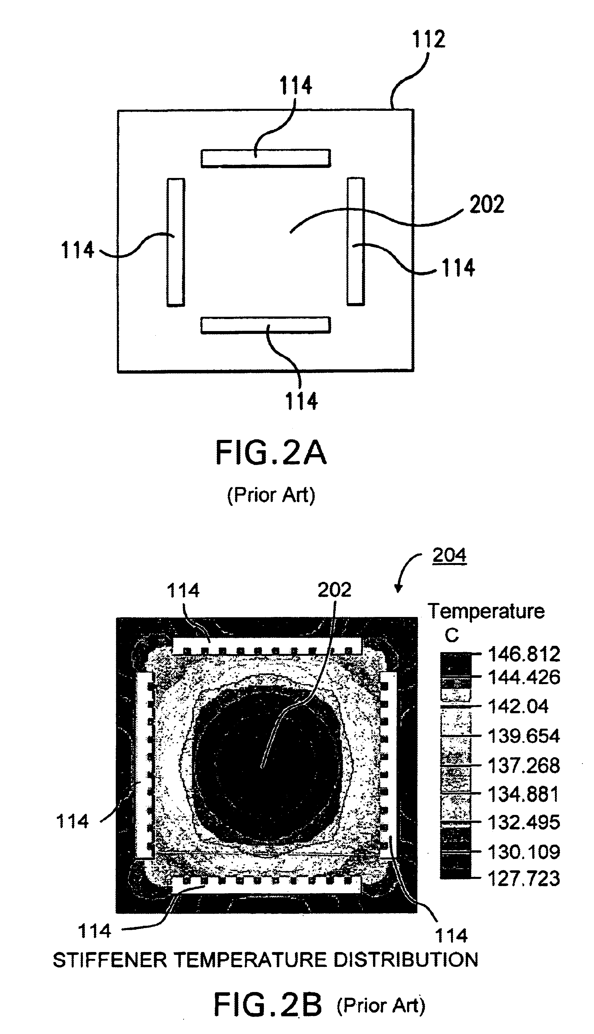 Ball grid array package with patterned stiffener layer