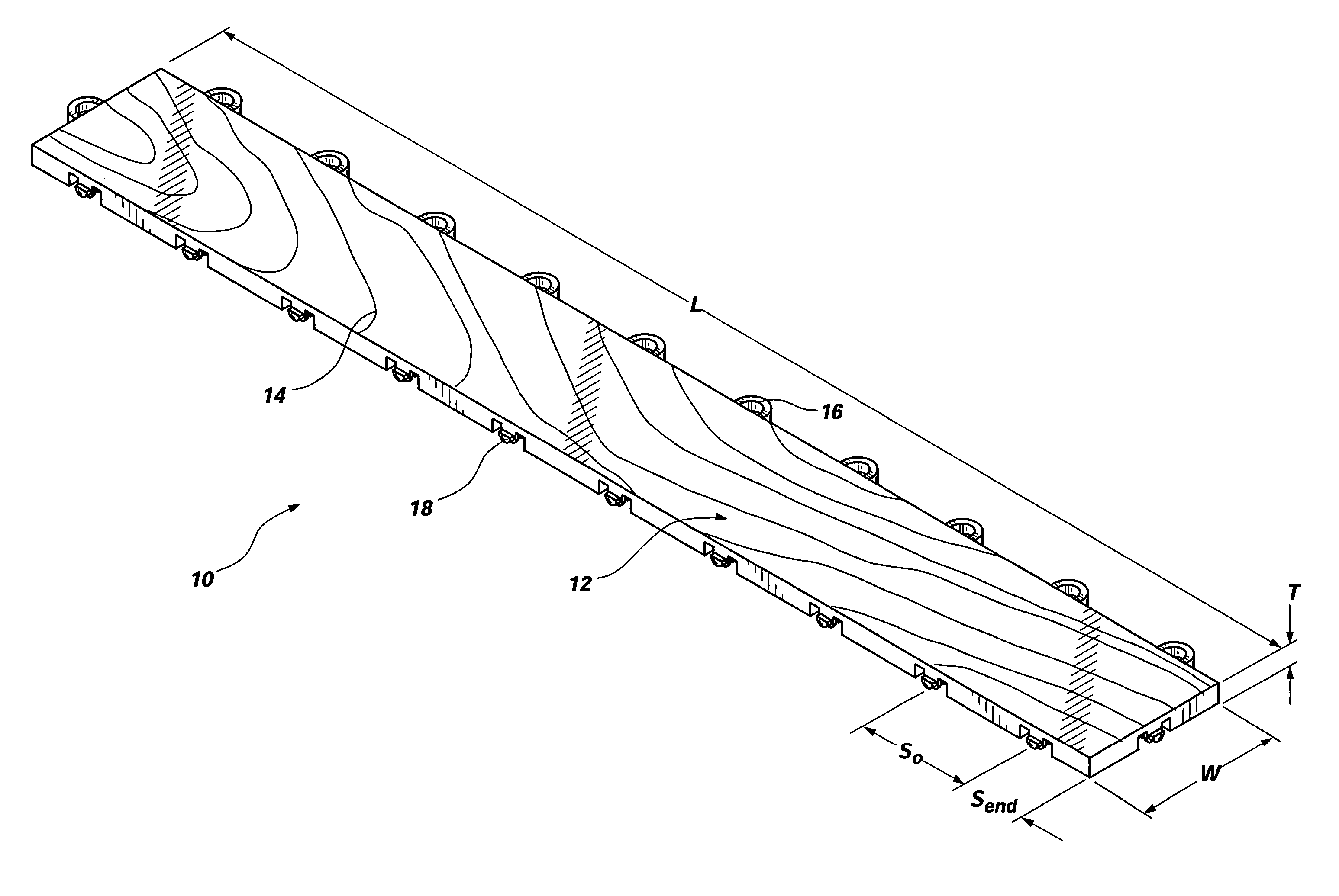 Interlocking floorboard tile system and method of manufacture