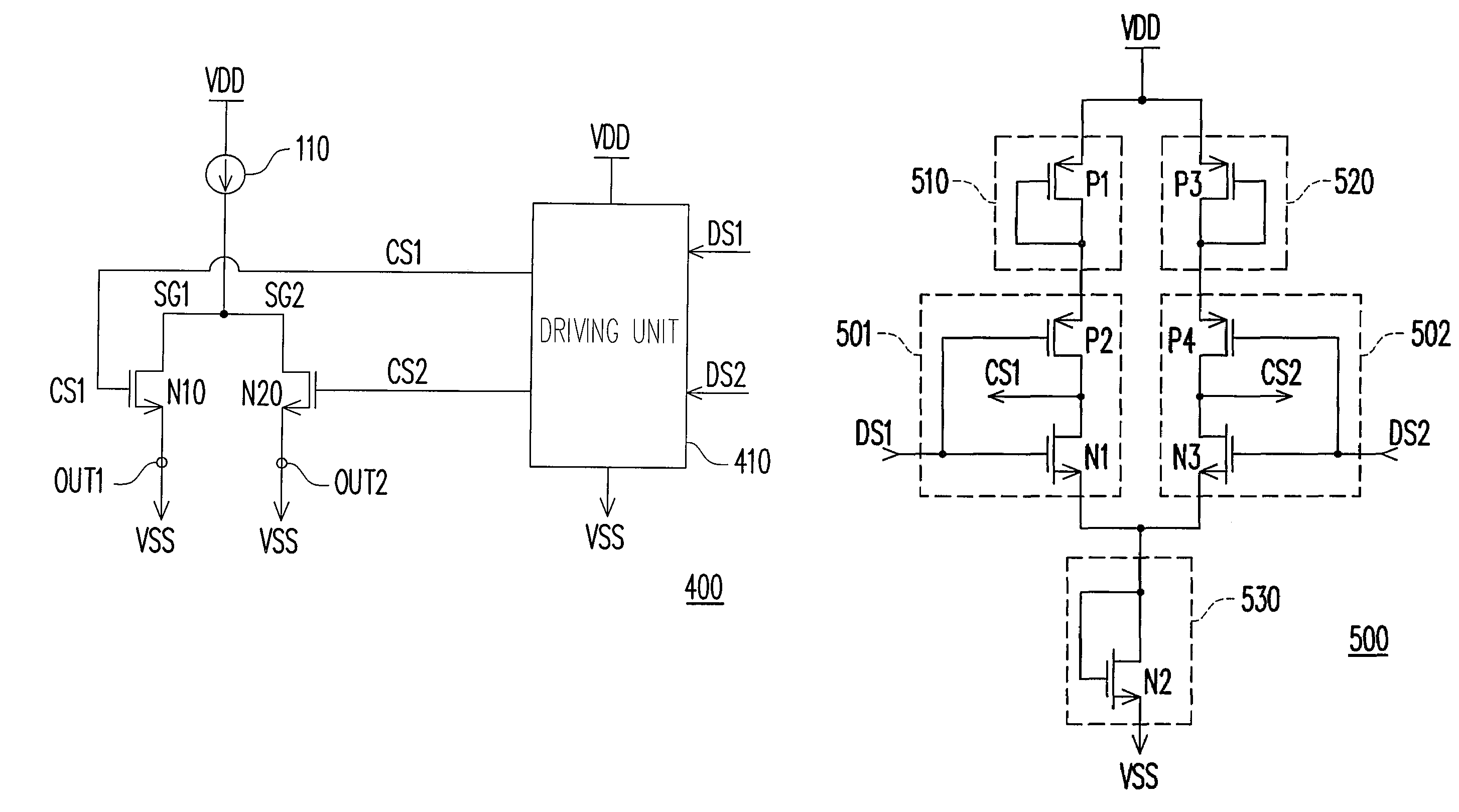 Switching system capable of reducing noise of output signal