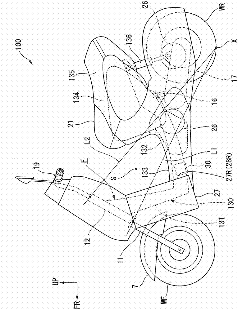 Mount electric vehicle body structure