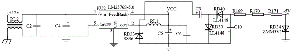 Forward and reverse current single loop detection device based on can network