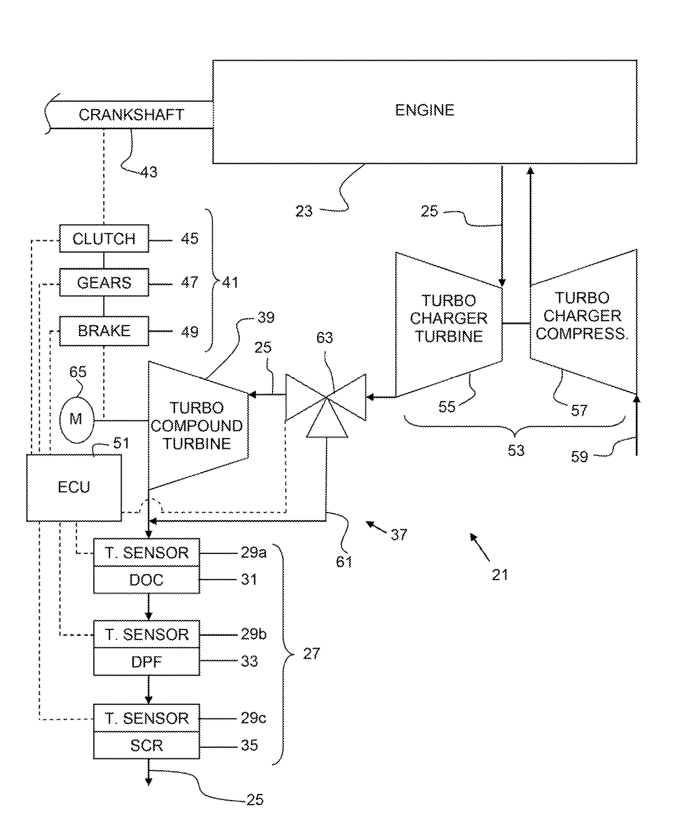 Engine arrangement and method for heating exhaust after treatment equipment in an exhaust after treatment system