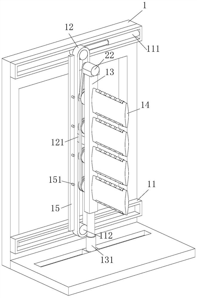 Opening device for forming multilayer 2.5D fabric