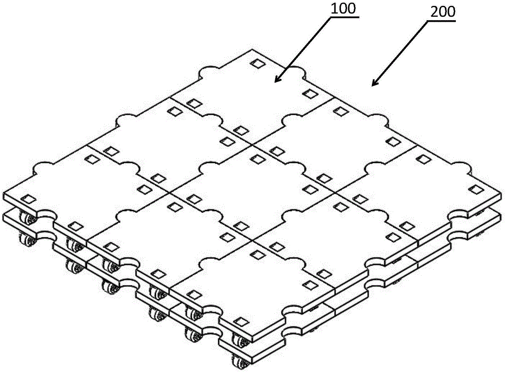 Local area network type unidirectional flatbed trolley set