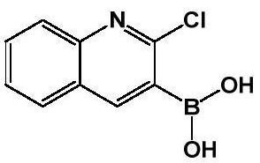 Method for preparing 2-chloroquinoline-3-boric acid
