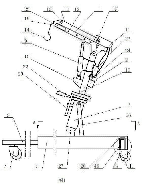 Special hoisting tool for replacing capacitor bank