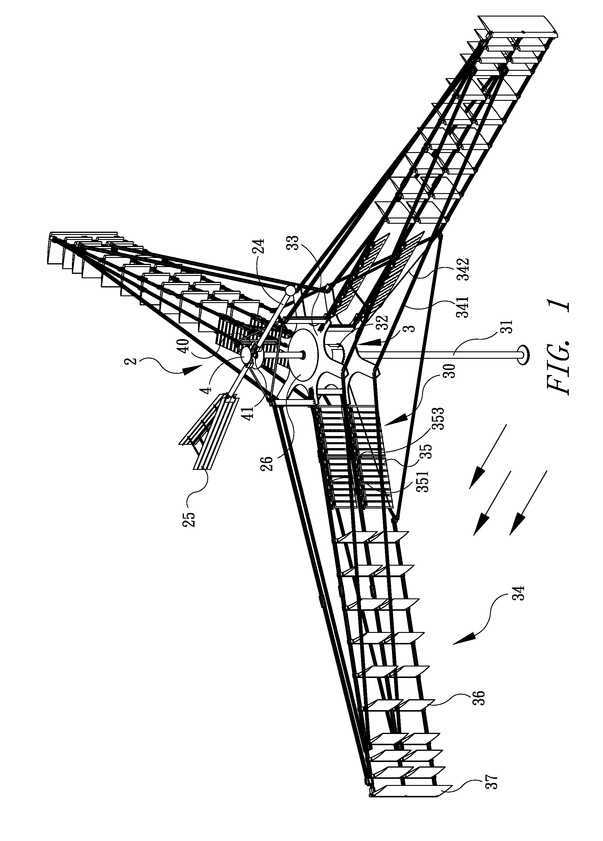 Tower type vertical axle windmill