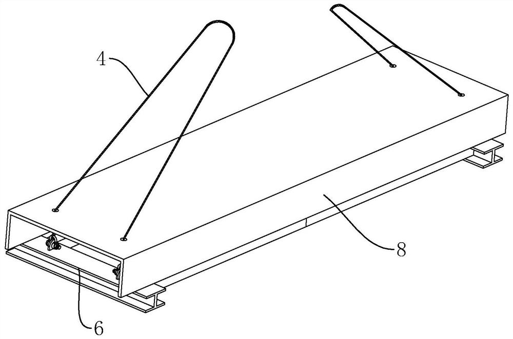 Bracket for large building concrete roof refurbishment and renovation and roof removing method thereof