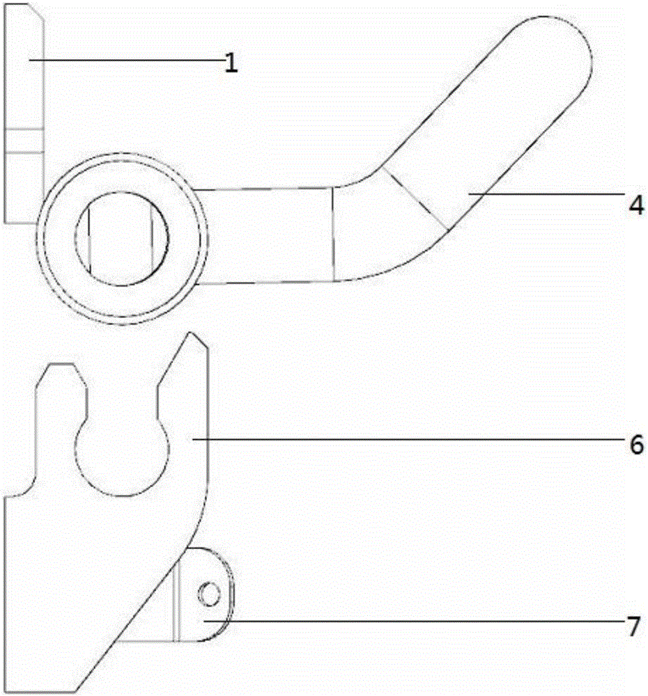 Lockset structure applied to impact vibration scene