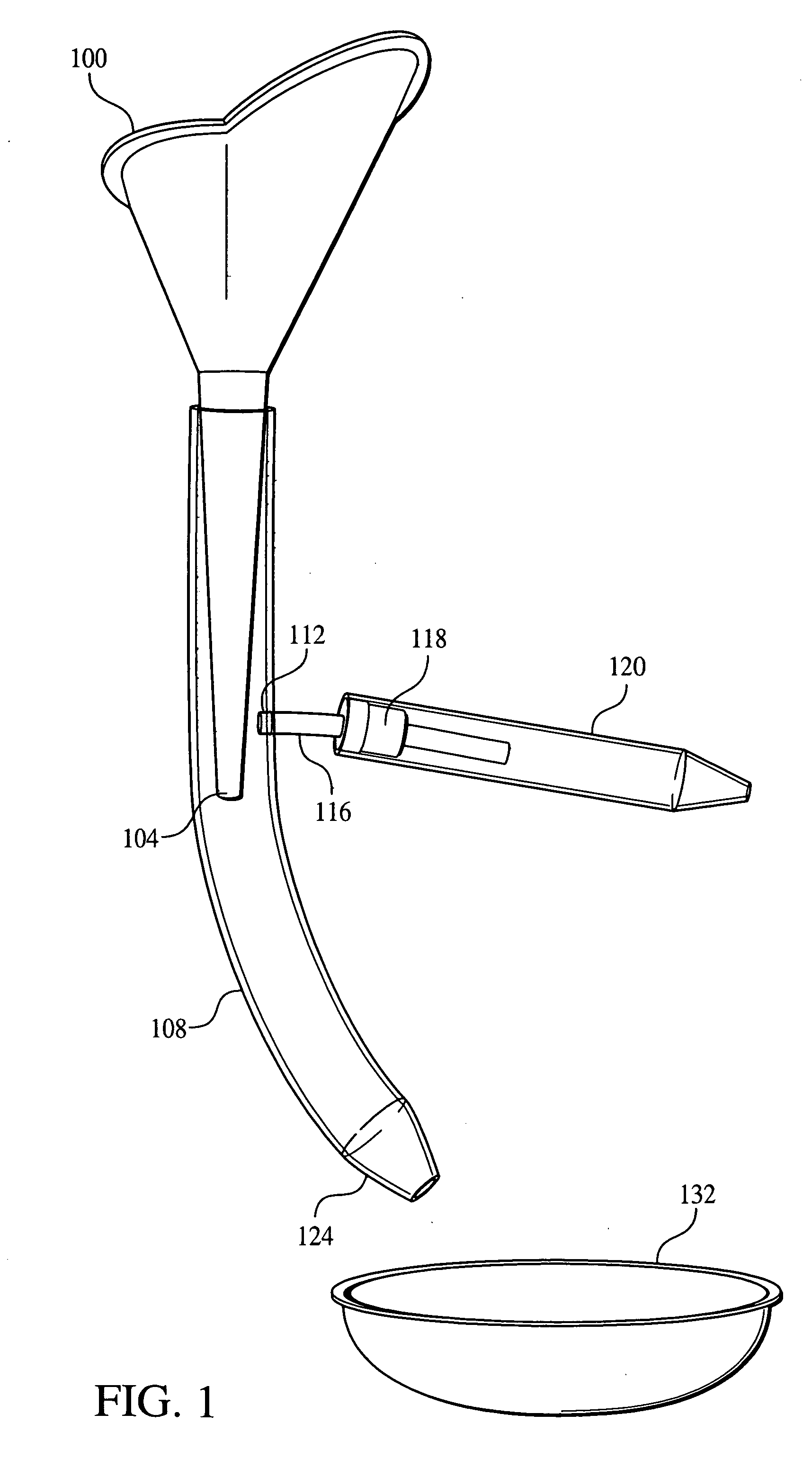 Midstream urination collection device