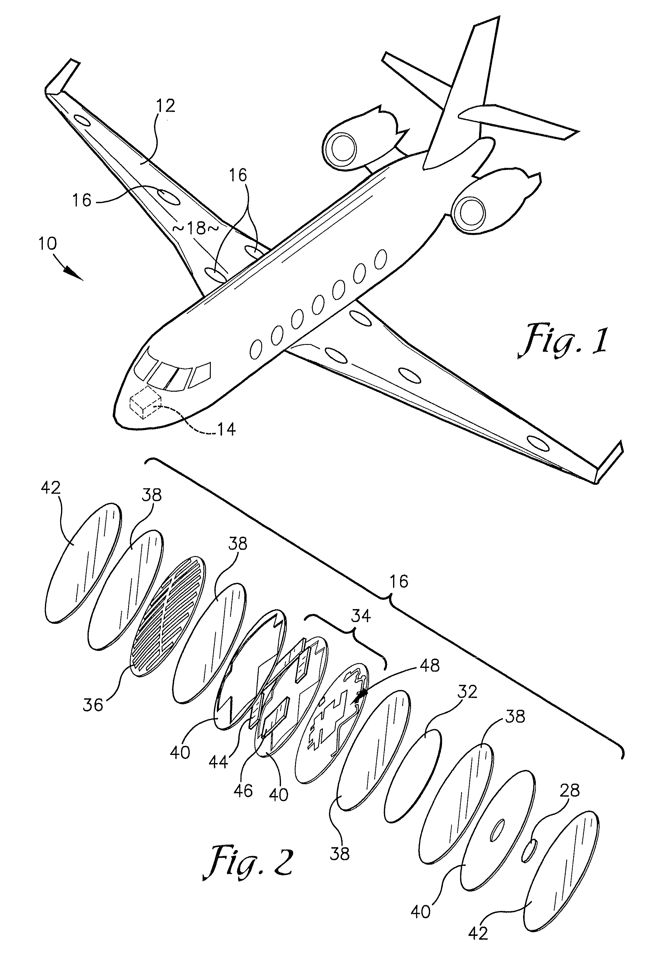 System and method for self-contained structural health monitoring for composite structures