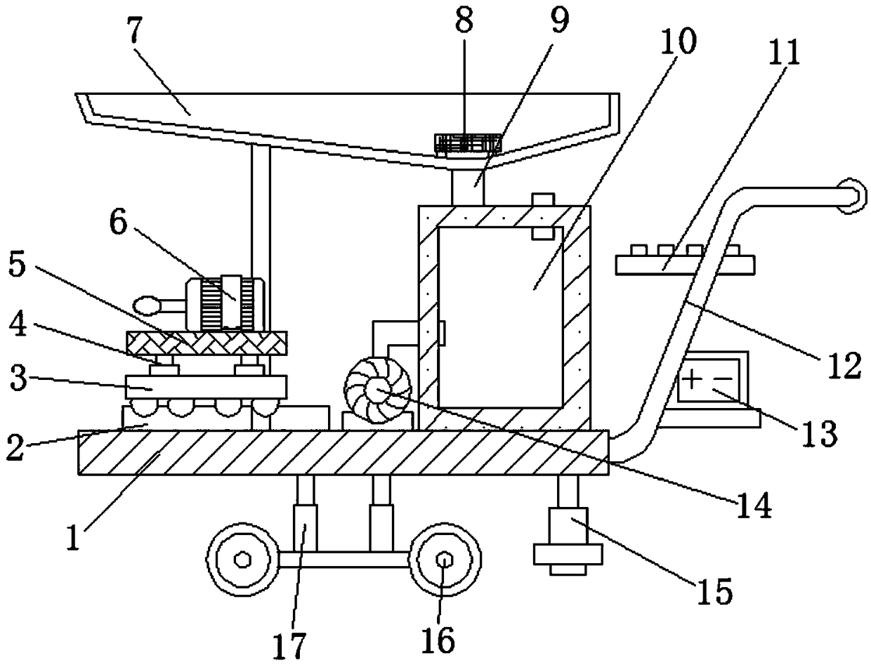 Agricultural irrigation device with water collecting function