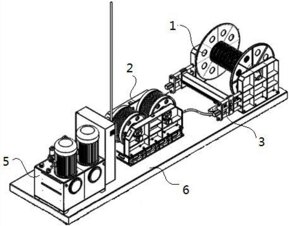 A tethered rope retractable device