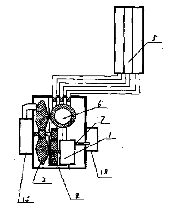 Method for adding other liquid into water and the device used thereof