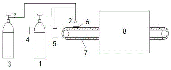 Silver-doped titanium dioxide airgel coating preparation process and equipment