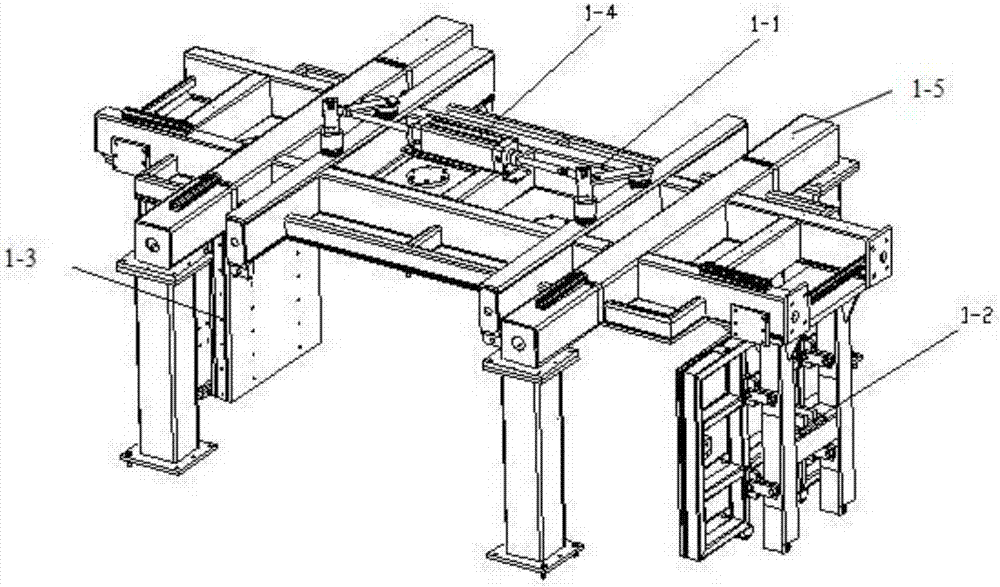 Refrigerator reduced-pressure foaming box clamp