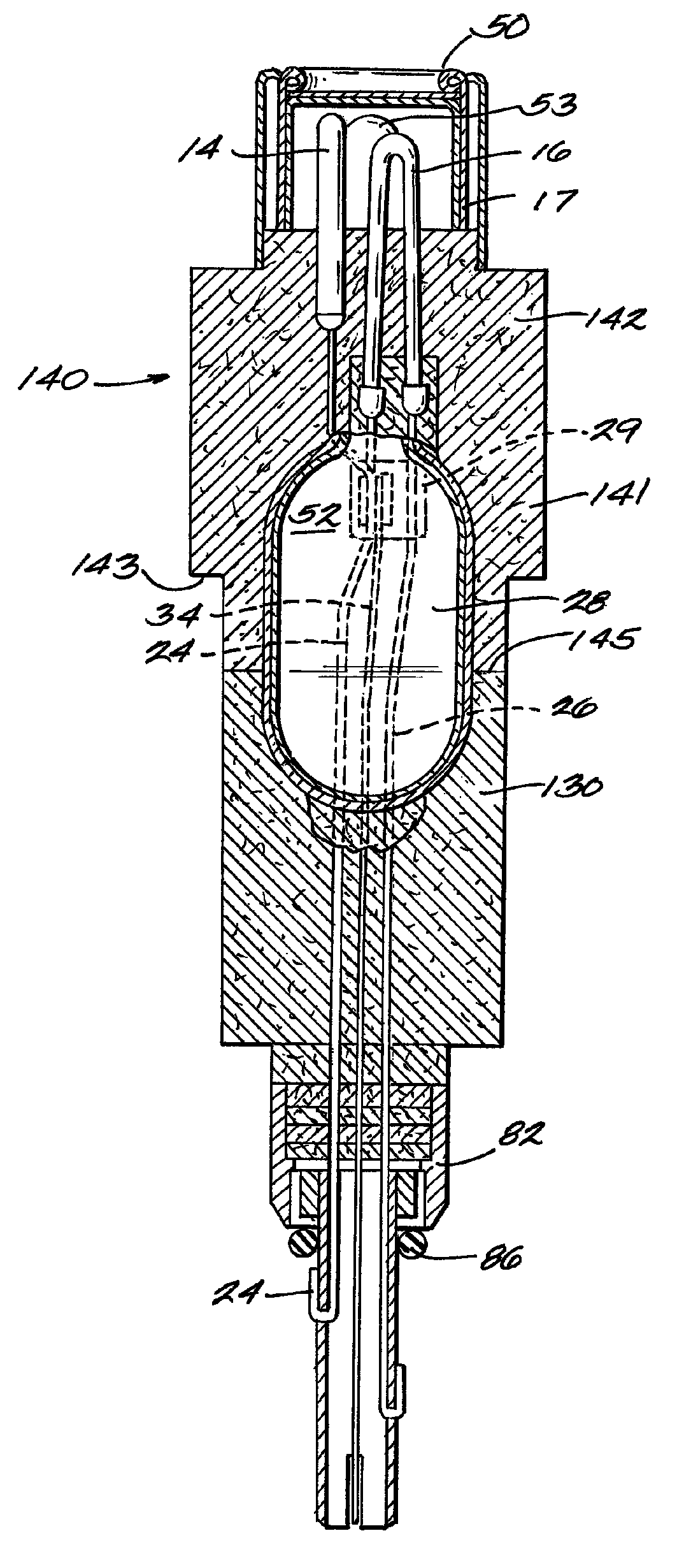 Immersible oxygen sensor for molten metals