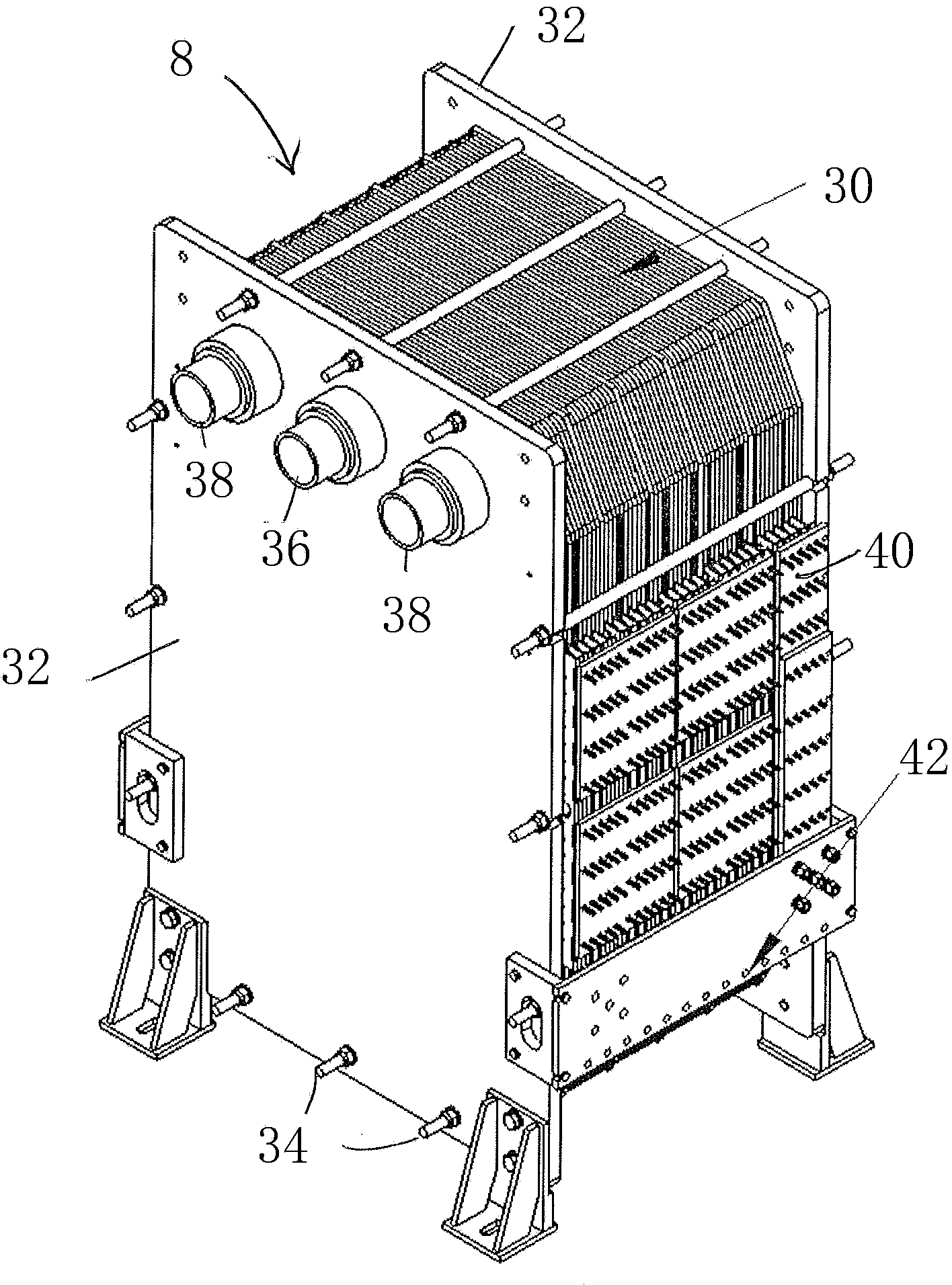 Electrodialysis unit for water treatment