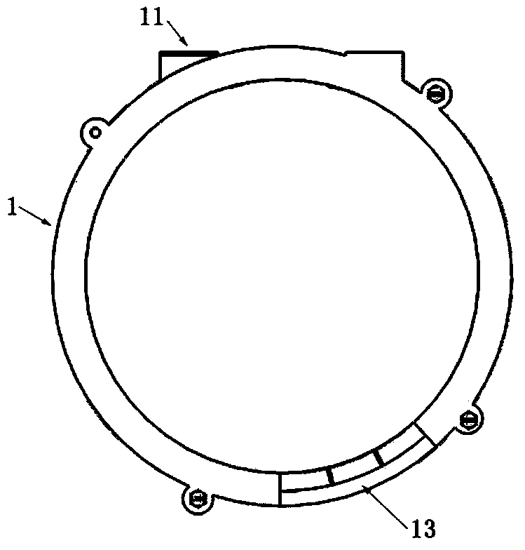 Seed discharging device