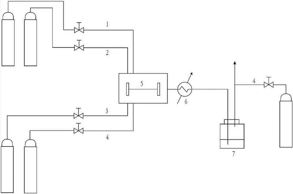 Method for preparing epoxypropane in microchannel reactor