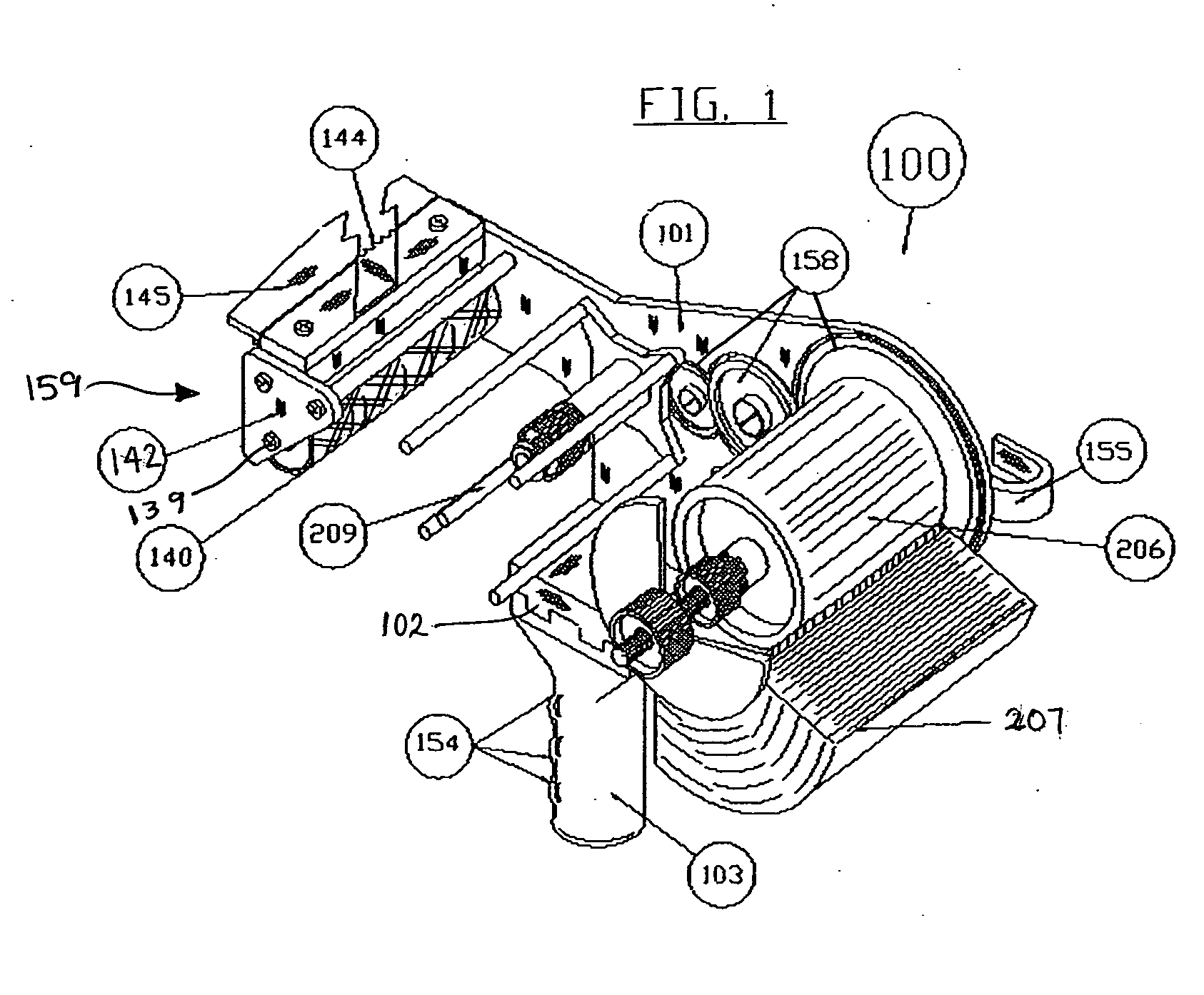 Tape pressure roller with patterned surface for tape applicator