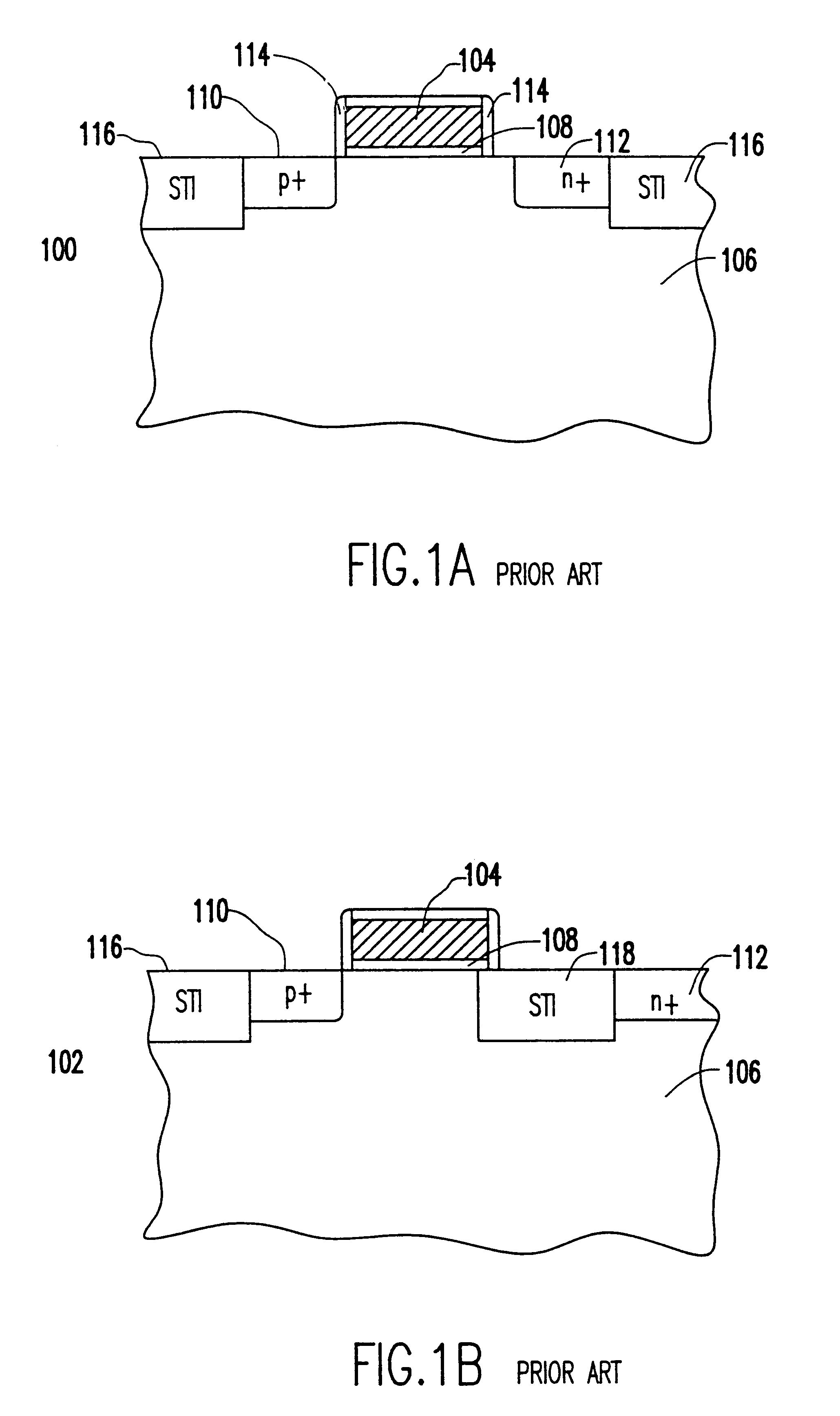 Method of forming a semiconductor diode with depleted polysilicon gate structure
