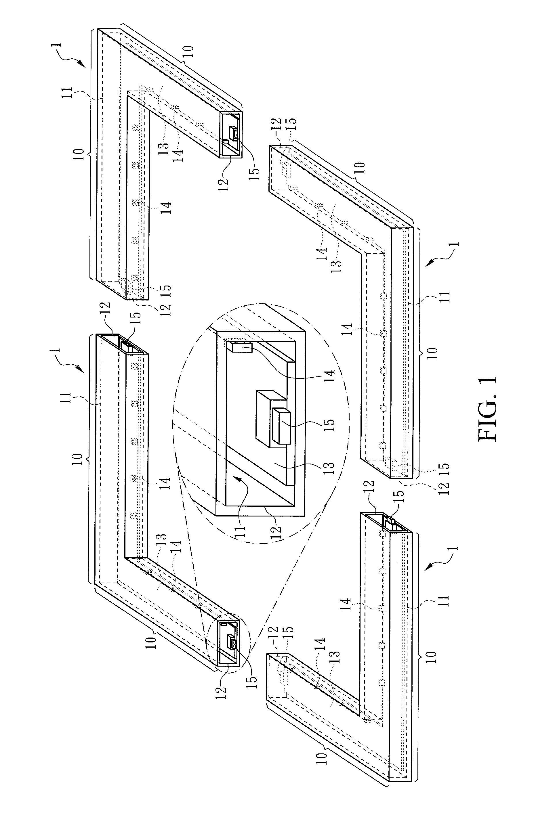 Assembling Infrared Touch Control Module