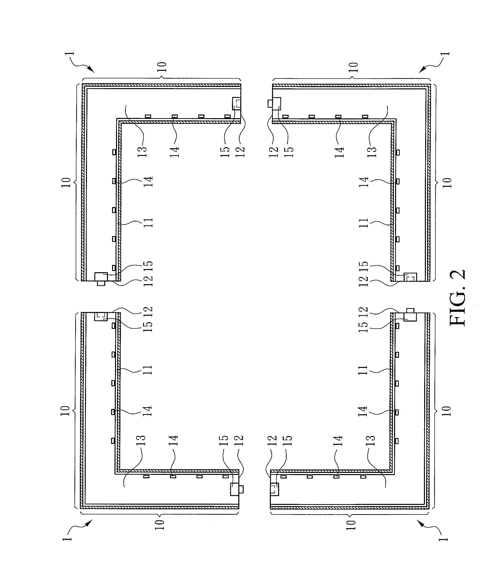 Assembling Infrared Touch Control Module