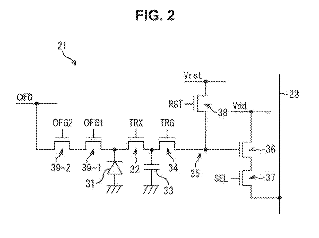 Solid-state image capture element, driving method, and electronic device