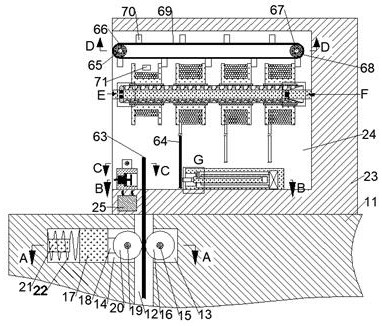 Automatic material belt replacing device for 3D printing