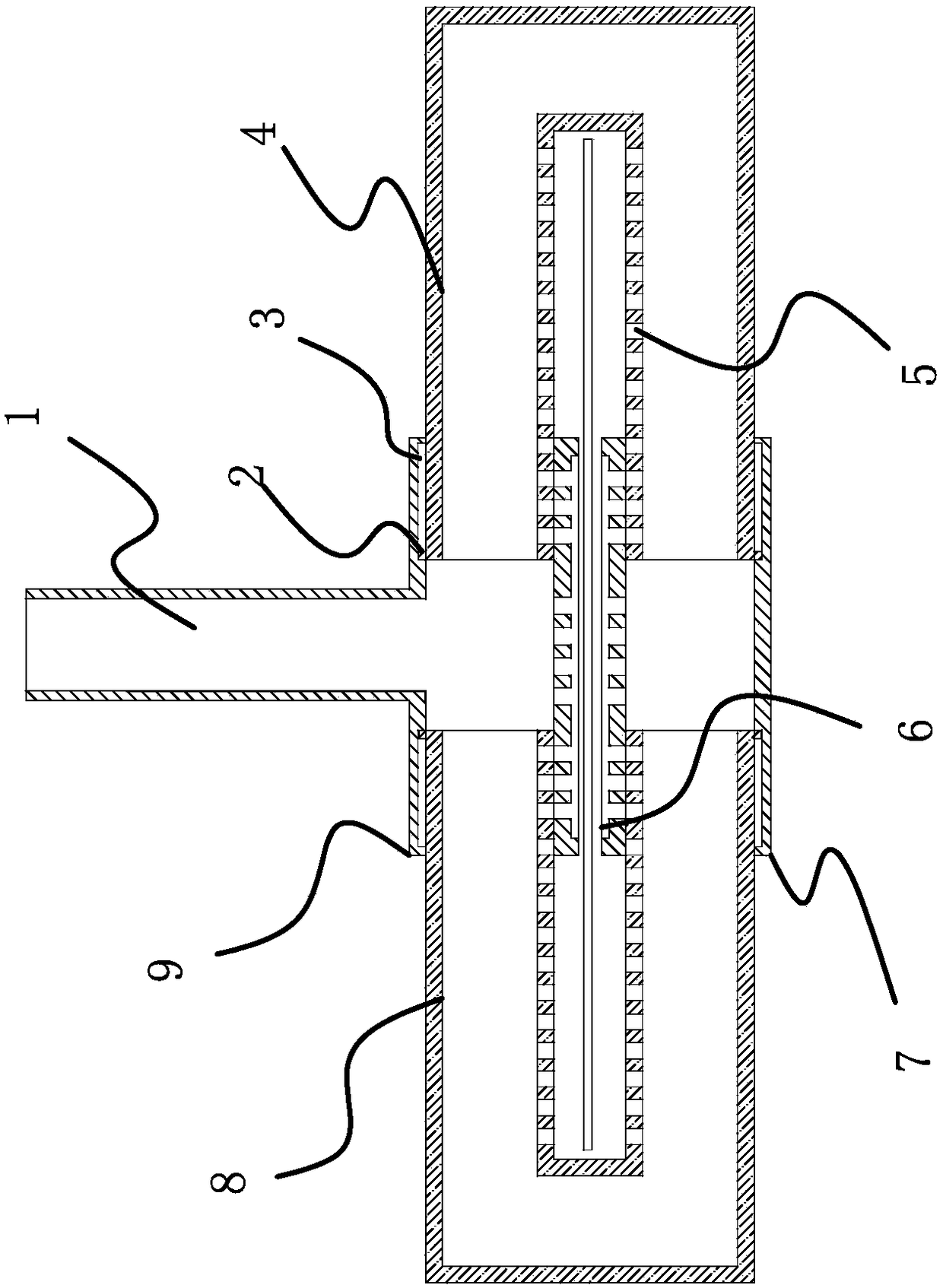 Die head of coating machine