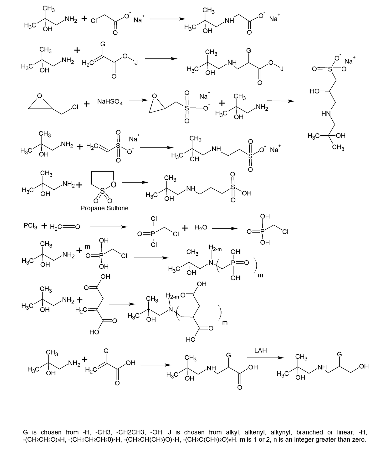 1-Amino-2-Methyl-2-Propanol Derivatives