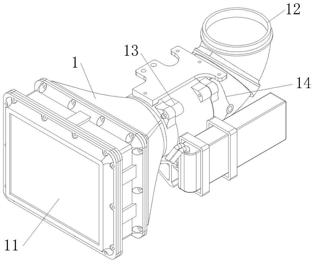 Plasma flue gas desulfurization, denitrification and dust removal integrated device