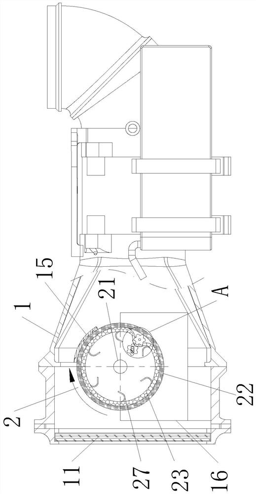 Plasma flue gas desulfurization, denitrification and dust removal integrated device