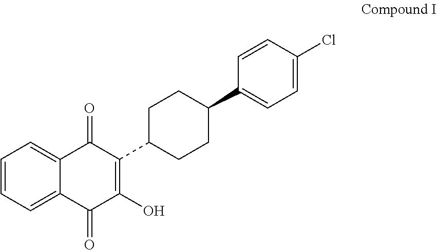 Process for preparing atovaquone and associate intermediates