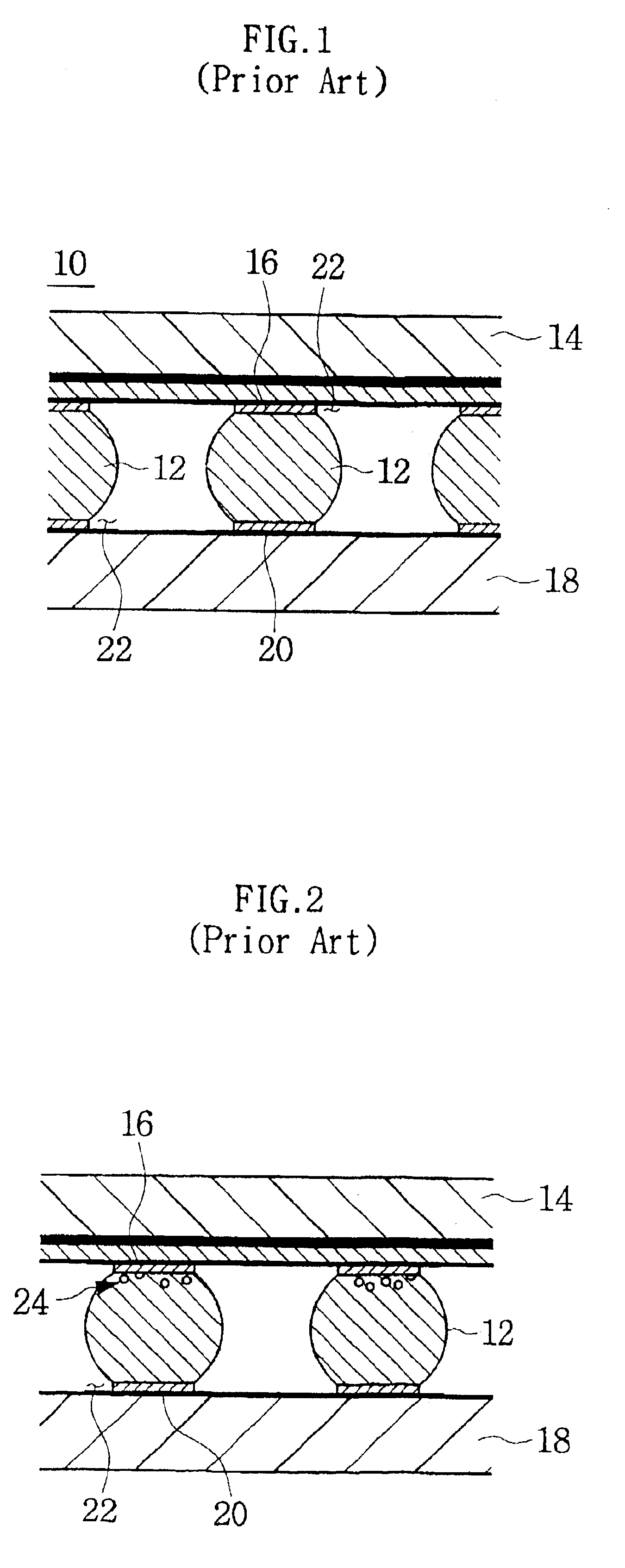Ball grid array attaching means having improved reliability and method of manufacturing same