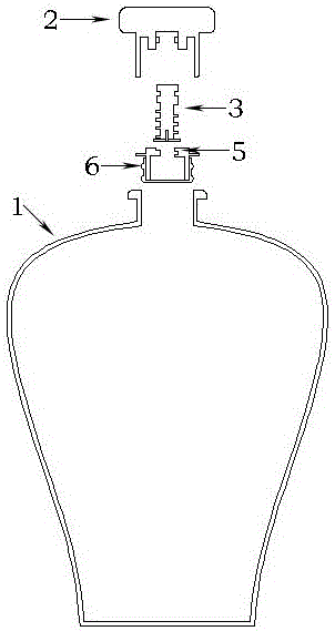 Anti-counterfeiting wine bottle and anti-counterfeiting method thereof