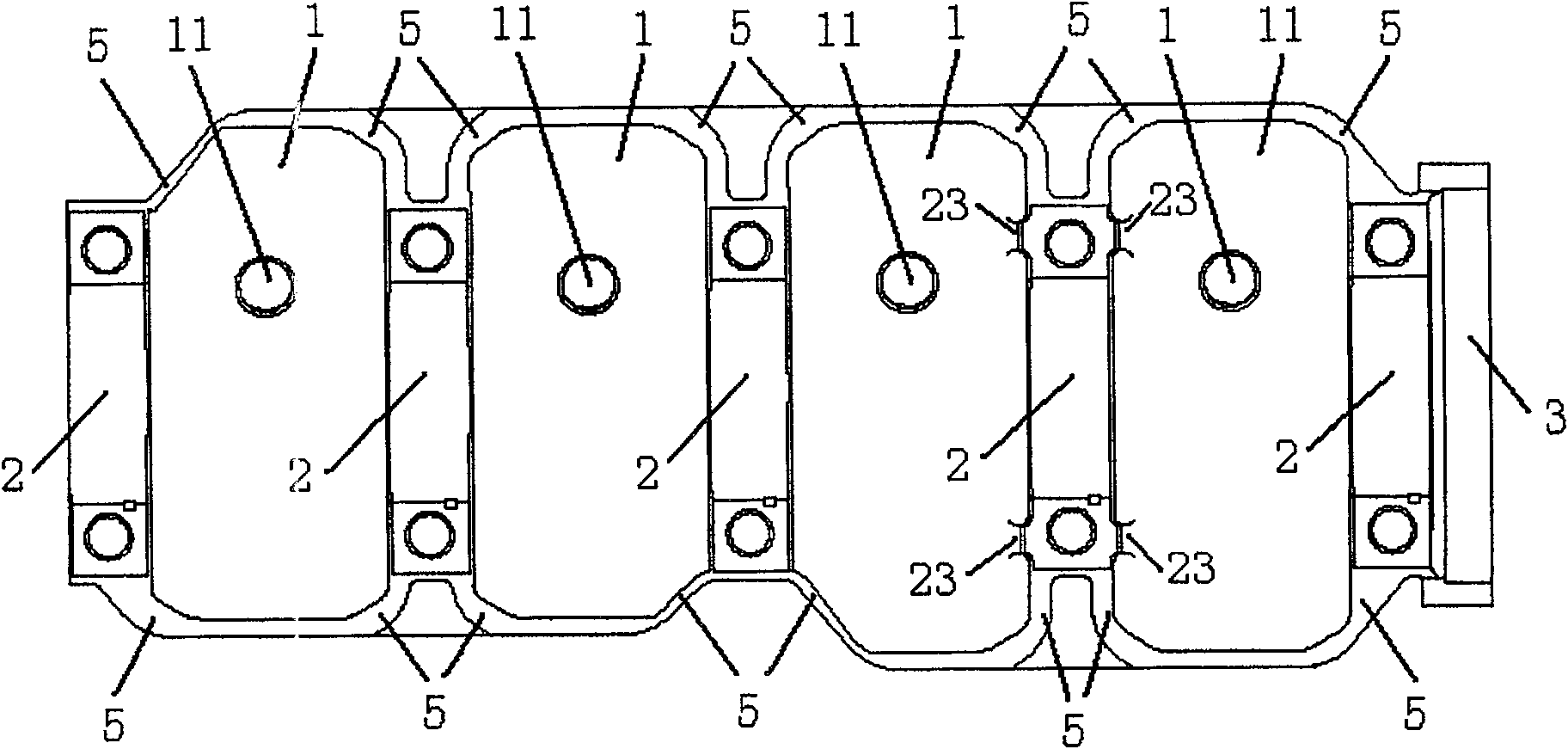 Main bearing cover for IC engine