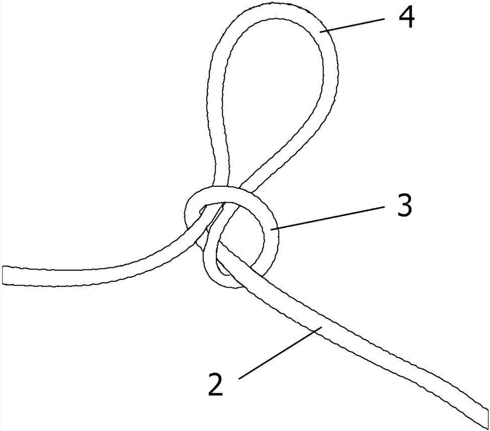 Crocheting stitching method and pattern crocheting method