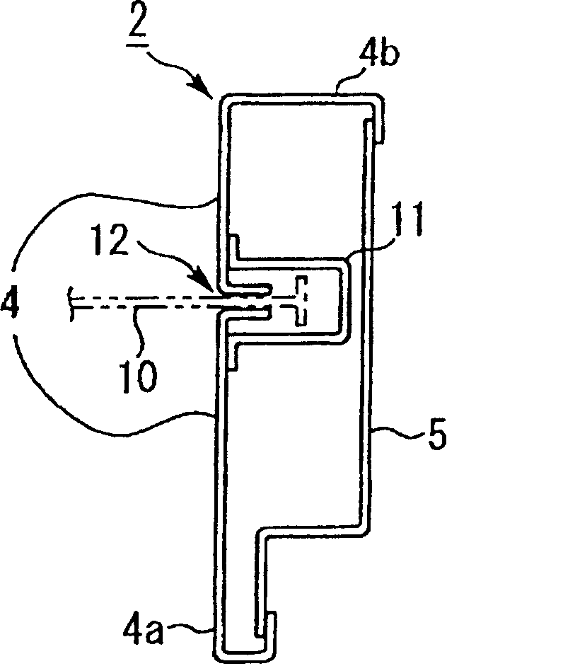 Floor entvance device for elevator